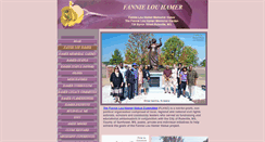 Desktop Screenshot of fannielouhamer.info